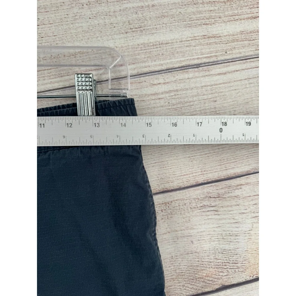 Vuori Ripstop Climber Pants Mens 28 Charcoal Grey Elastic Waist Zip Cargo Pocket